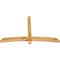 Ekena Millwork Bellingham Rough Sawn Timber Gable Bracket, Western Red Cedar, 72"W x 45"H x 4"D x 4"F, 15/12 Pitch GBW072X45X0404BEL00RWR - alternate 3